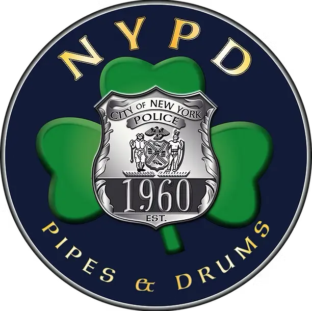 NYCPD emerald society pipes and drums